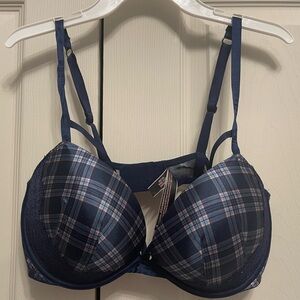 Victorias Secret Blue push up bra size 36D